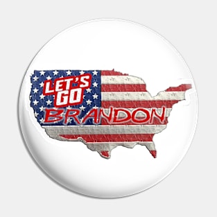 LET'S GO BRANDON - American Pride Flag Pin