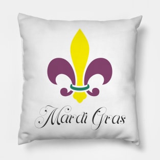 Mardi Gras Fleur-De-Lis Pillow