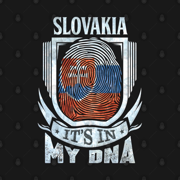 Slovakia It's In My DNA - Gift For Slovakian With Slovakian Flag Heritage Roots From Slovakia by giftideas