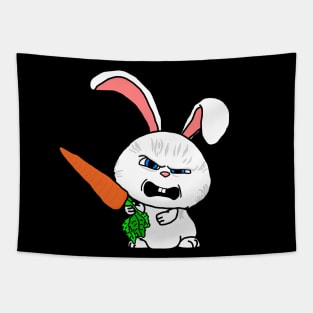 Pissed Off Bunny Tapestry