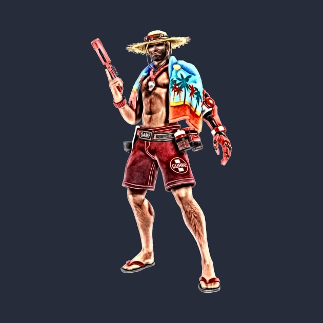 Overwatch McCree Lifeguard Skin by Green_Shirts