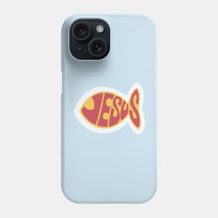 Jesus Fish 1980s Phone Case