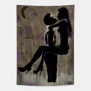 Moon lighting Tapestry