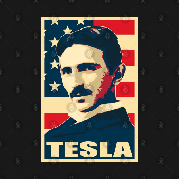 Nikola Tesla by Nerd_art