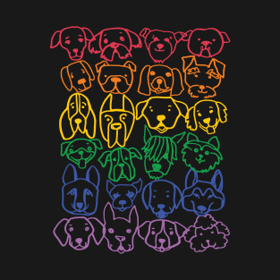 Rainbow Dogs T-Shirt