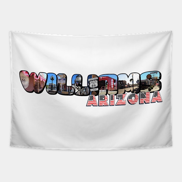 Williams Arizona Big Letter Tapestry by ButterflyInTheAttic