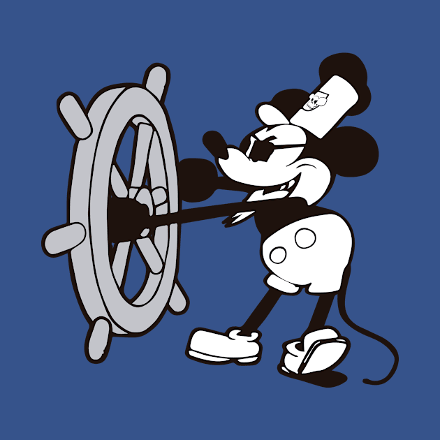 Pirate Steamboat Willie (Front and back) by Producer