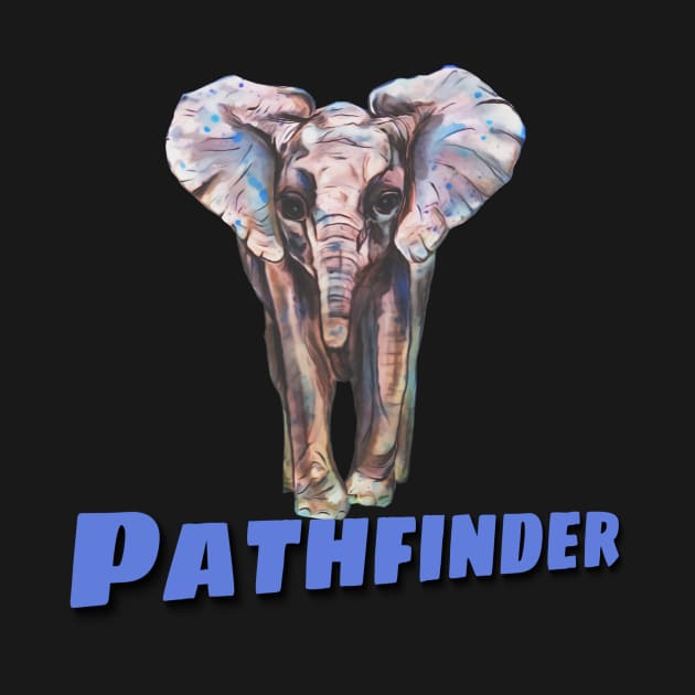 Wise Baby Elephant is a Pathfinder by candimoonart