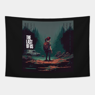 The Last of Us Pedro Pascal Joel inspired design Tapestry