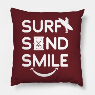 Surf Life Surf Sand Smile Pillow