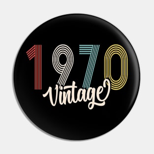 vintage 1970 made in 1970 50th gift Pin