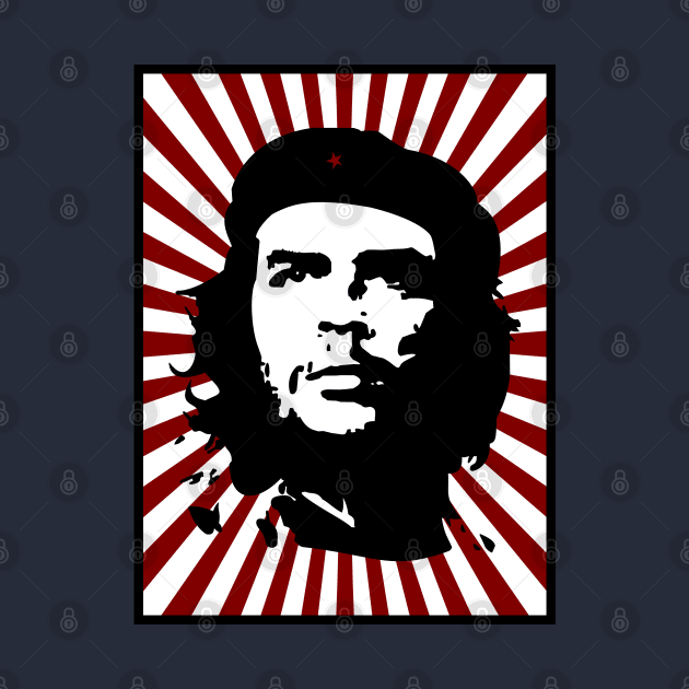 Che Series: Che Guevara with Radiant Background by Jarecrow 