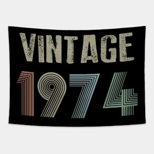 Vintage 1974 45th Birthday Gift idea Men Women Tapestry