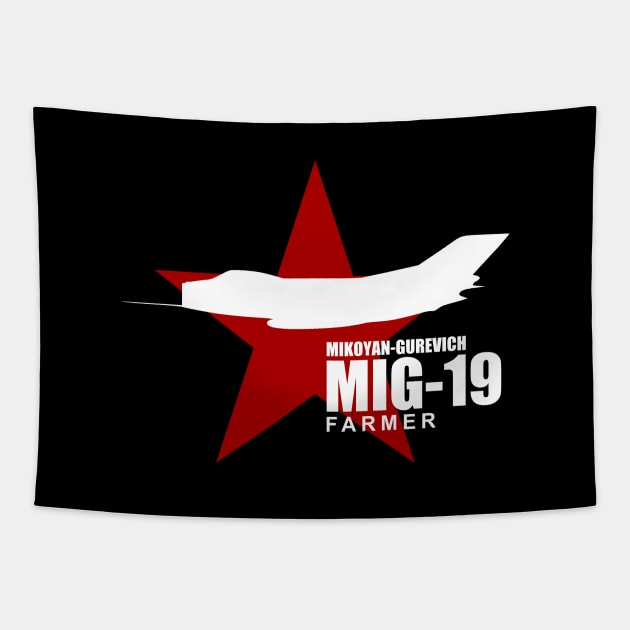 Mig-19 Farmer Tapestry by TCP