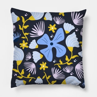 Violet flowerbed Pillow