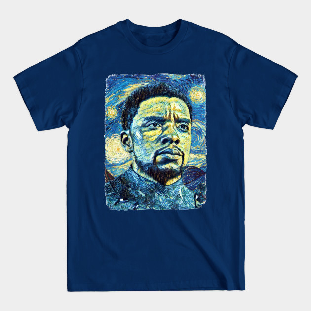 Disover Chadwick boseman Van Gogh Style - Black Panther - T-Shirt