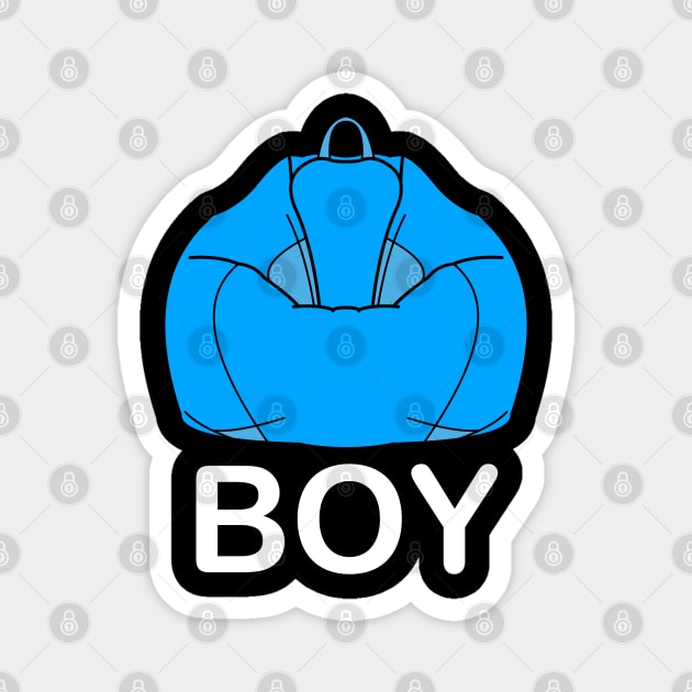 Bean Bag Boy Magnet by nickbeta