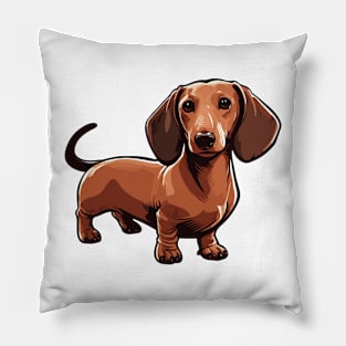 Classic Dachshund Pillow