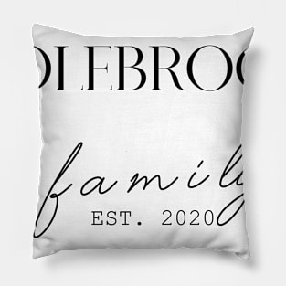 Colebrook Family EST. 2020, Surname, Colebrook Pillow