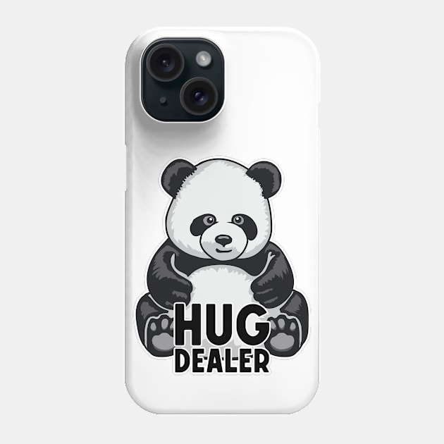 Hug Dealer Cute Panda Bear Zoology Phone Case by Grandeduc