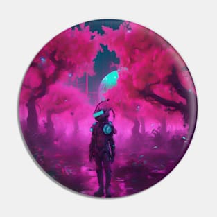 Neon Pink Stranger Pin