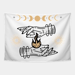 Celestial Fire Tapestry