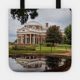 Jefferson Presidential Home, Monticello, in Charlottesville, Virginia Tote