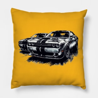 Dodge Challenger Pillow