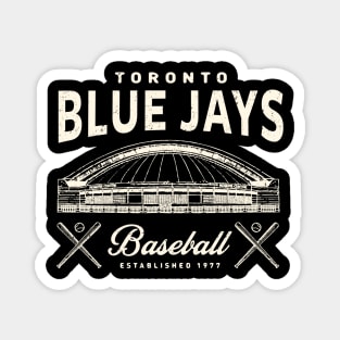 Toronto Blue Jays Stadium by Buck Tee Originals Magnet