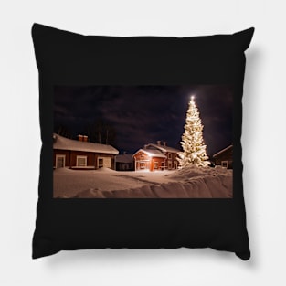 Christmastime in Skellefteå Pillow