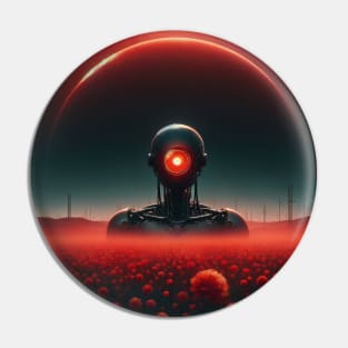 Cyborg in a Sea of Scarlet Pin