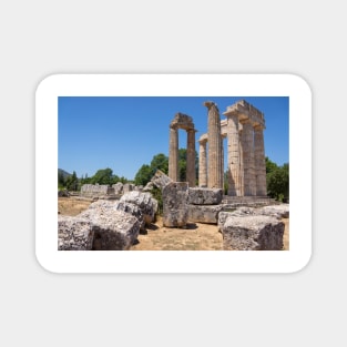 Ruins in Nemea, Greece. Magnet