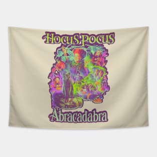 Retro Hocus Pocus 90s Tapestry