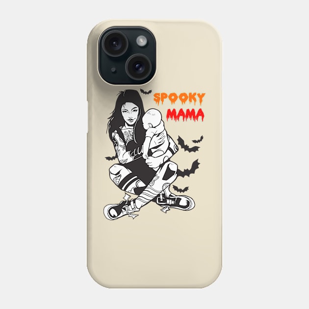 Spooky Mama Phone Case by HAPPY GIFTS K