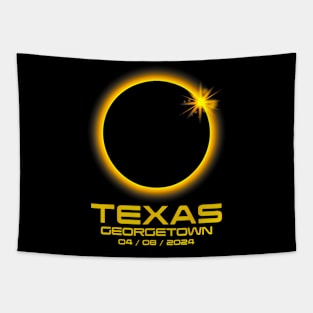 Georgetown Texas Tx Total Solar Eclipse 2024 Tapestry