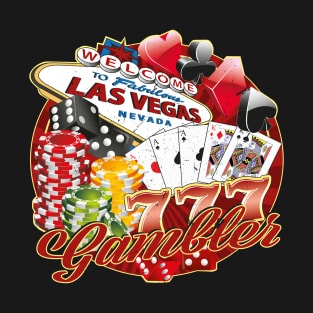 Las Vegas Casino Gambler T-Shirt