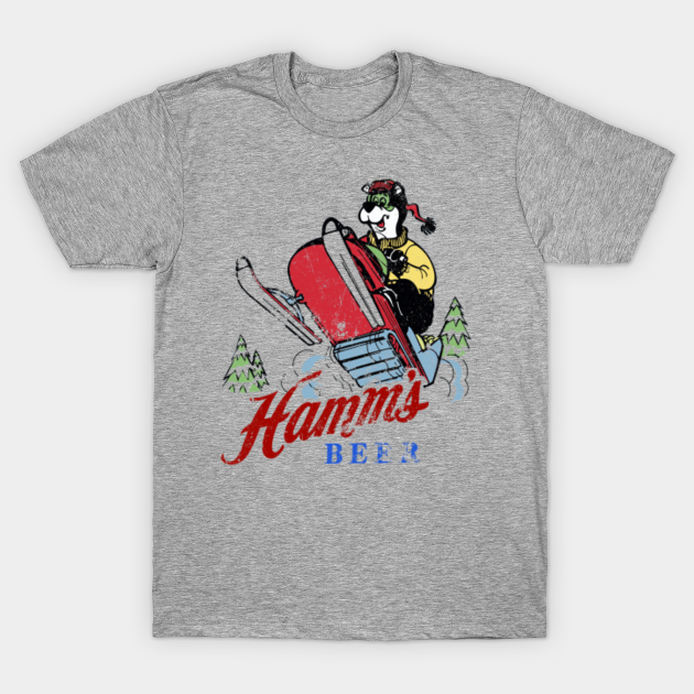 Hamms Beer Snowmobile - Snowmobile - T-Shirt
