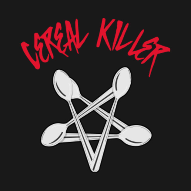 Discover Cereal Killer Spoon Pentagram - Cereal Killer - T-Shirt