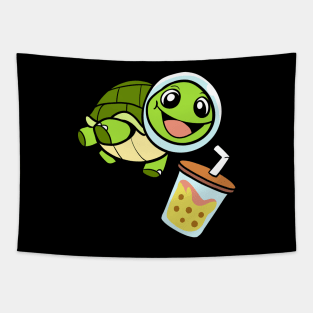 Space Boba Turtle Tapestry