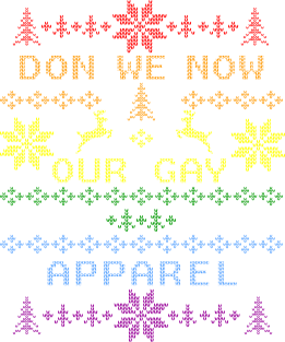 Funny Dawn We Now Are Gay Apparel Gay Pride Ugly Christmas Sweater Magnet