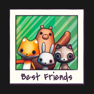 animals friends selfie T-Shirt