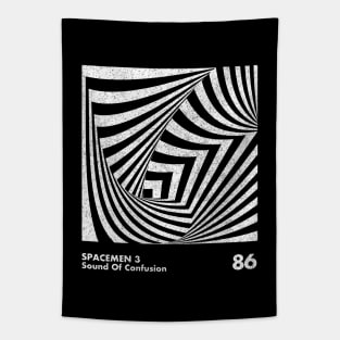 Spacemen 3 / Sound Of Confusion / Minimalistic Design Artwork Tapestry