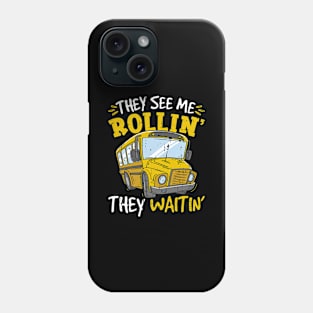 Funny School Bus Driver Phone Case