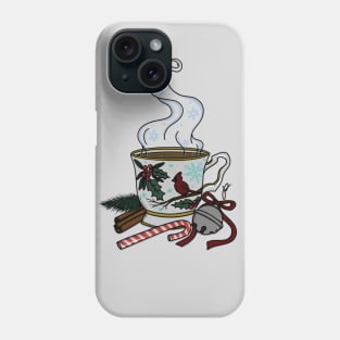 Winter tea cup Phone Case