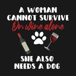 Wine and Dogs T-Shirt