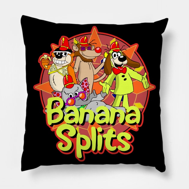 Banana Splits Pillow by Orlind