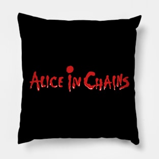 Red blod Alice in chains Pillow