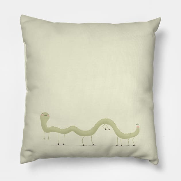 Leggy Worm Creature with a Bum Pillow by Sophie Corrigan