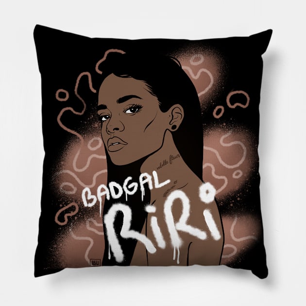 Badgal Pillow by illu