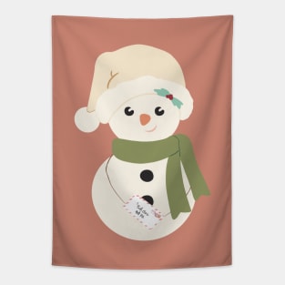 Snowman 5 Tapestry